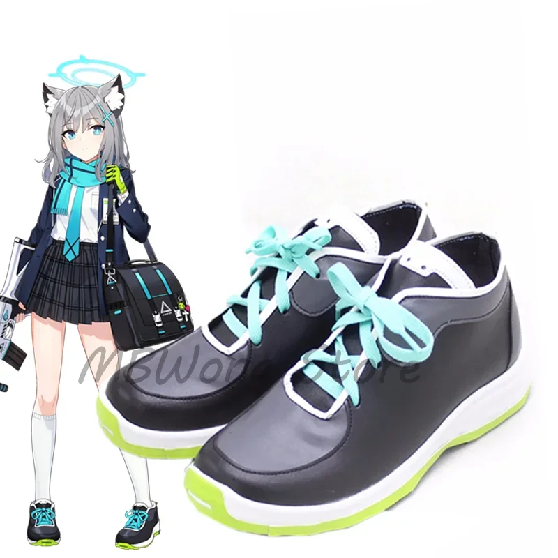 Games Blue Archive Sunaookami Shiroko Cosplay Shoes Boot Sneaker Anime Role Play Halloween Carnival Christmas Party Outfit Props