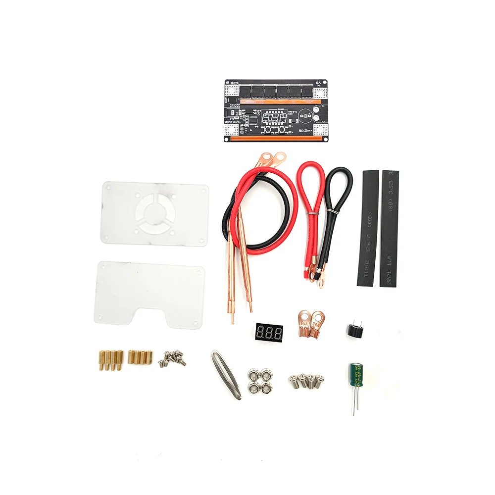 Spot Welder DIY Kit 12V Lithium Battery Energy Storage Spot Welding Machine PCB Circuit Board Soldering for 18650 26650 Battery