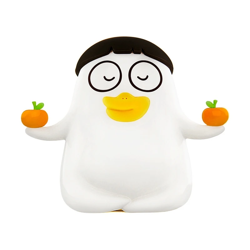 

Duck Pat Pat Lamp USB Cute Desktop Ornament Silicone Lamp Bedside Timing Night Light For Bedroom