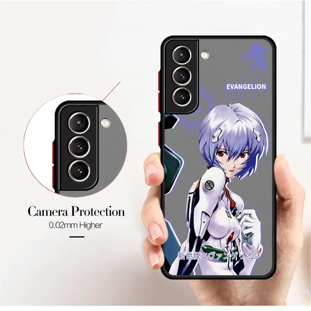 Anime E-Evangelion 01 Phone Case for Samsung Galaxy S23 Ultra S22 S20 FE S21 Plus 5G S10 Plus S22Ultra Matte Shockproof Cover