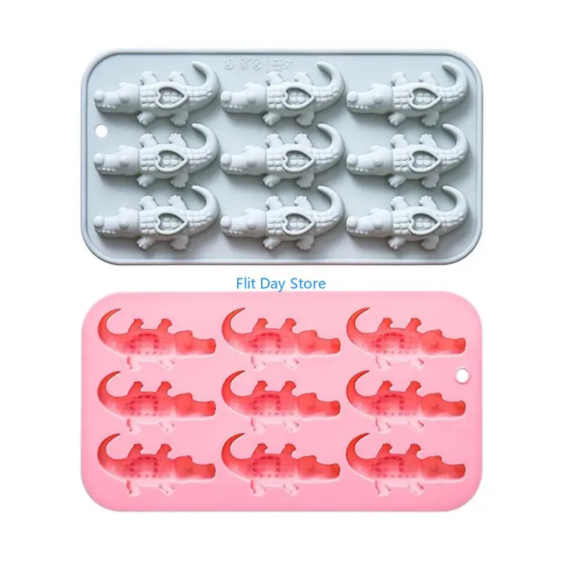 F92C Silicone Mold 9 Unit Heatproof Baking Tray For Chocolate Cake Craft Projects