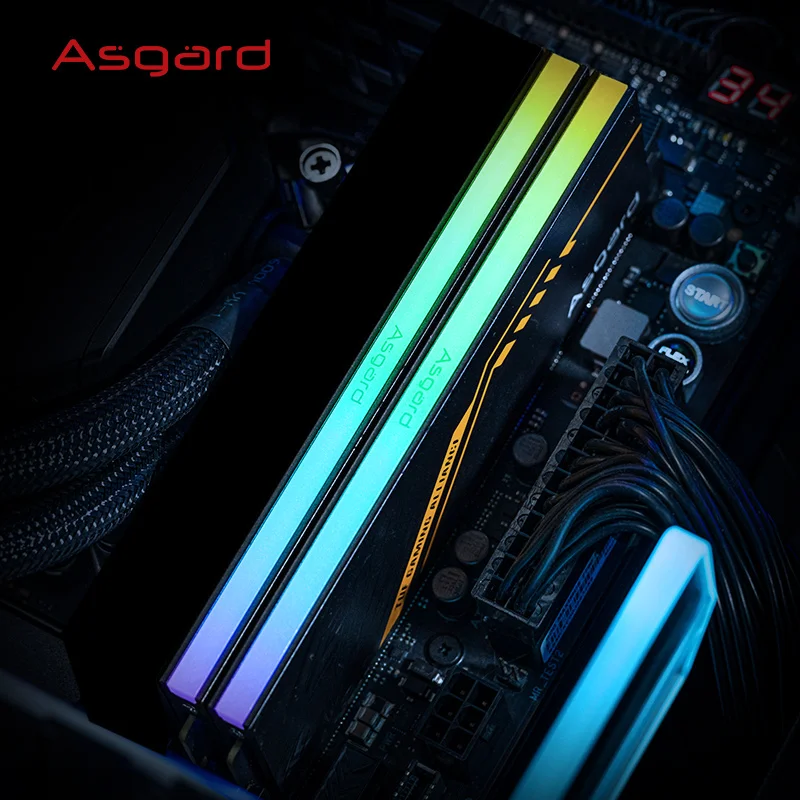 Imagem -02 - Asgard Valkyrie Tuf co Marca Série Ddr5 Rgb Memória Ram Ddr5 Ram pc 16gb 32gb 64gb 6400mhz 6800mhz Ram para Desktop