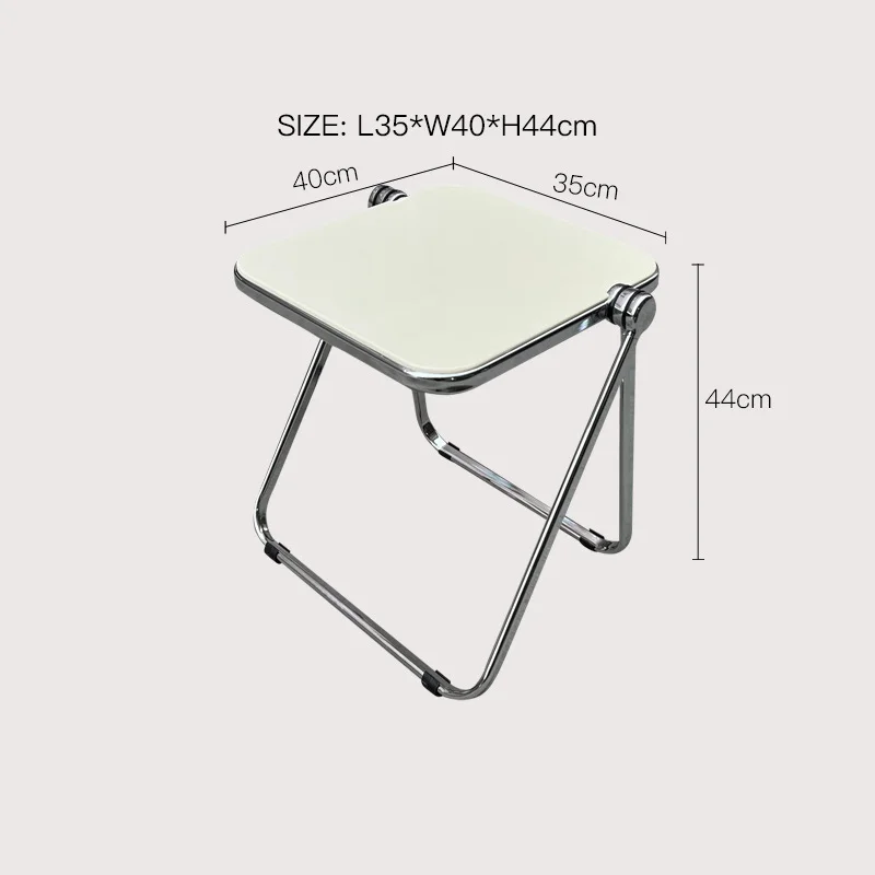 Folding Mini side  table transparent small coffee table home fashion acrylic low table network red photo with sofa side several