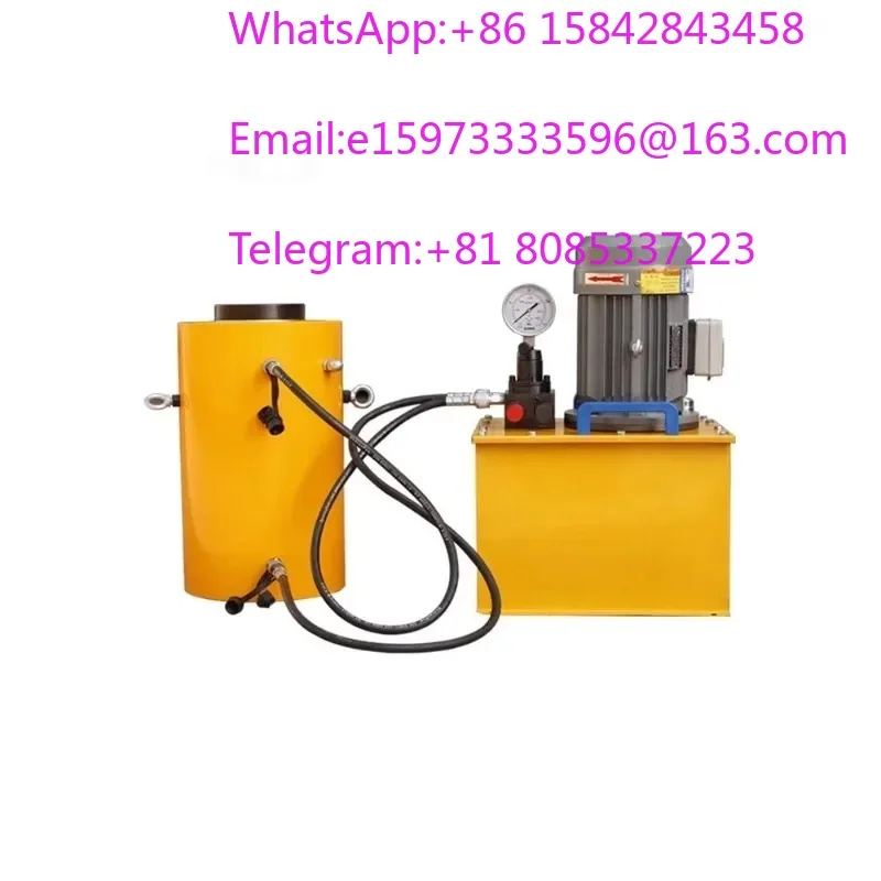 DYG Double Acting Electric Hydraulic Jack 50T 100T Vertical Split Synchronous Heavy Lifting Cylinder