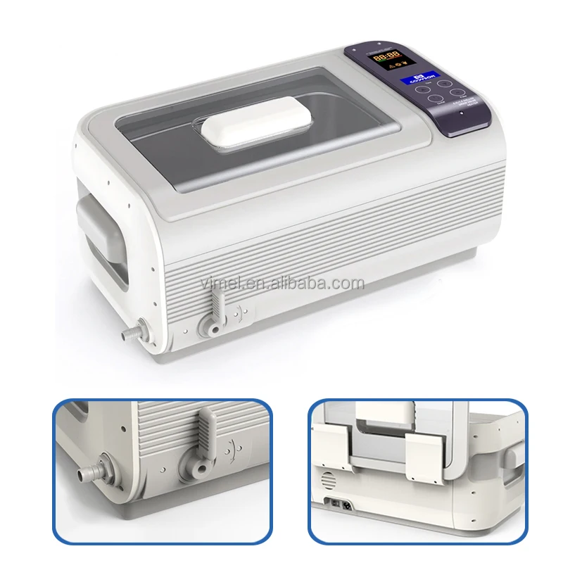 2024 6L High Frequency Dental Ultrasonic Cleaner Digital 304 Stainless Steel Medical Dental Equipment 2 Power Core
