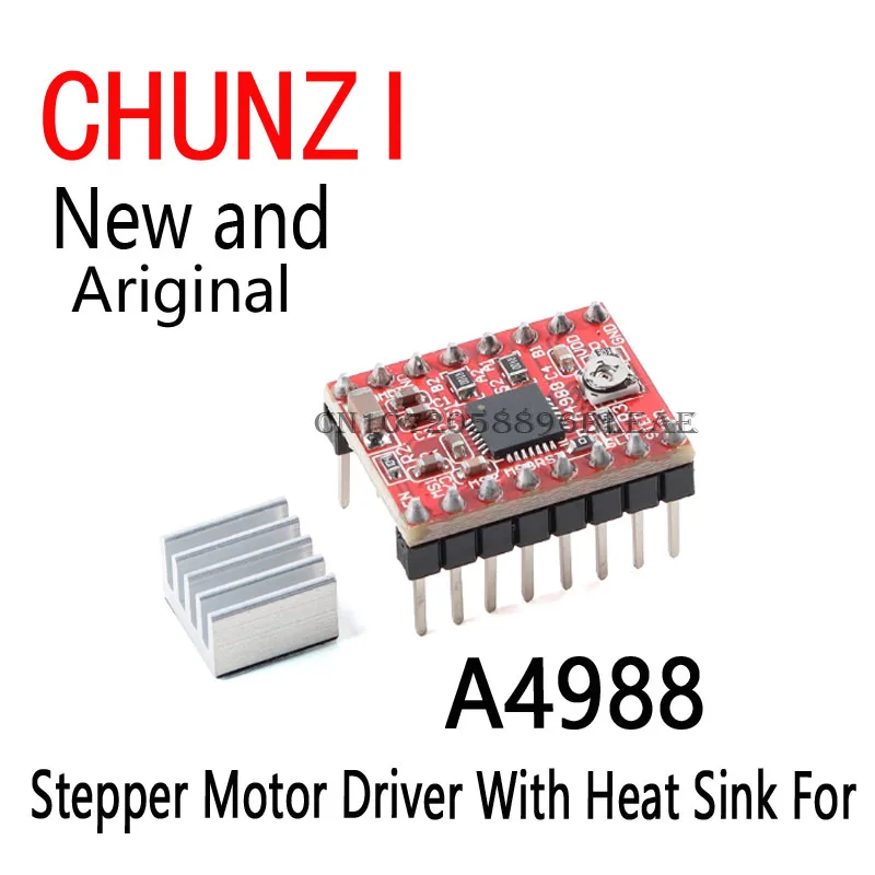 3D Printer Parts SKR V1.3 1.4 GTR V1.0 RAMPS 1.4 1.6 MKS GEN V1.4 Board A4988 Stepper Motor Driver With Heat Sink For