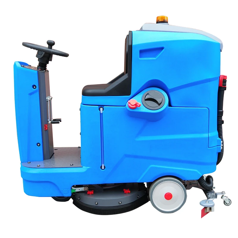 Factory supply Riding Floor Cleaning Vehicle commercial dual brush floor scrubber
