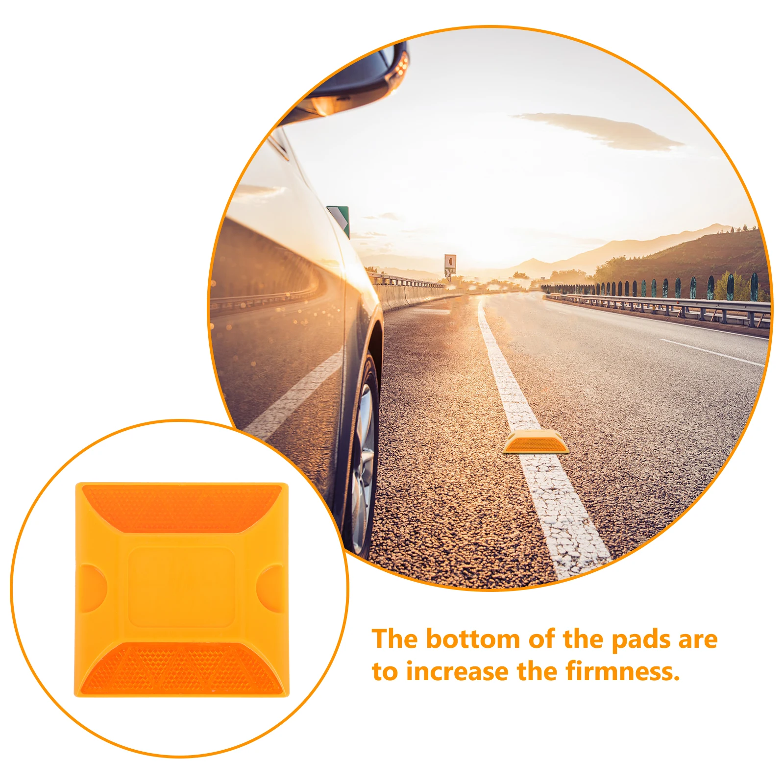 2 قطعة علامات الطريق العاكسة الألومنيوم في الهواء الطلق درب الرصيف علامات السلامة عالية الوضوح عاكسات الطريق