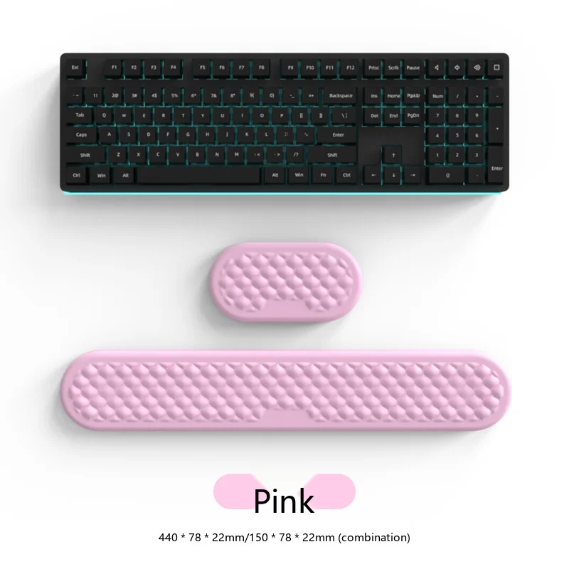 Diamant-Wassertropfen-Handgelenkauflage, ergonomische Schreibtischunterlage für Büro und Gaming, 13 Farben, 3 Konfigurationen – Detail 11