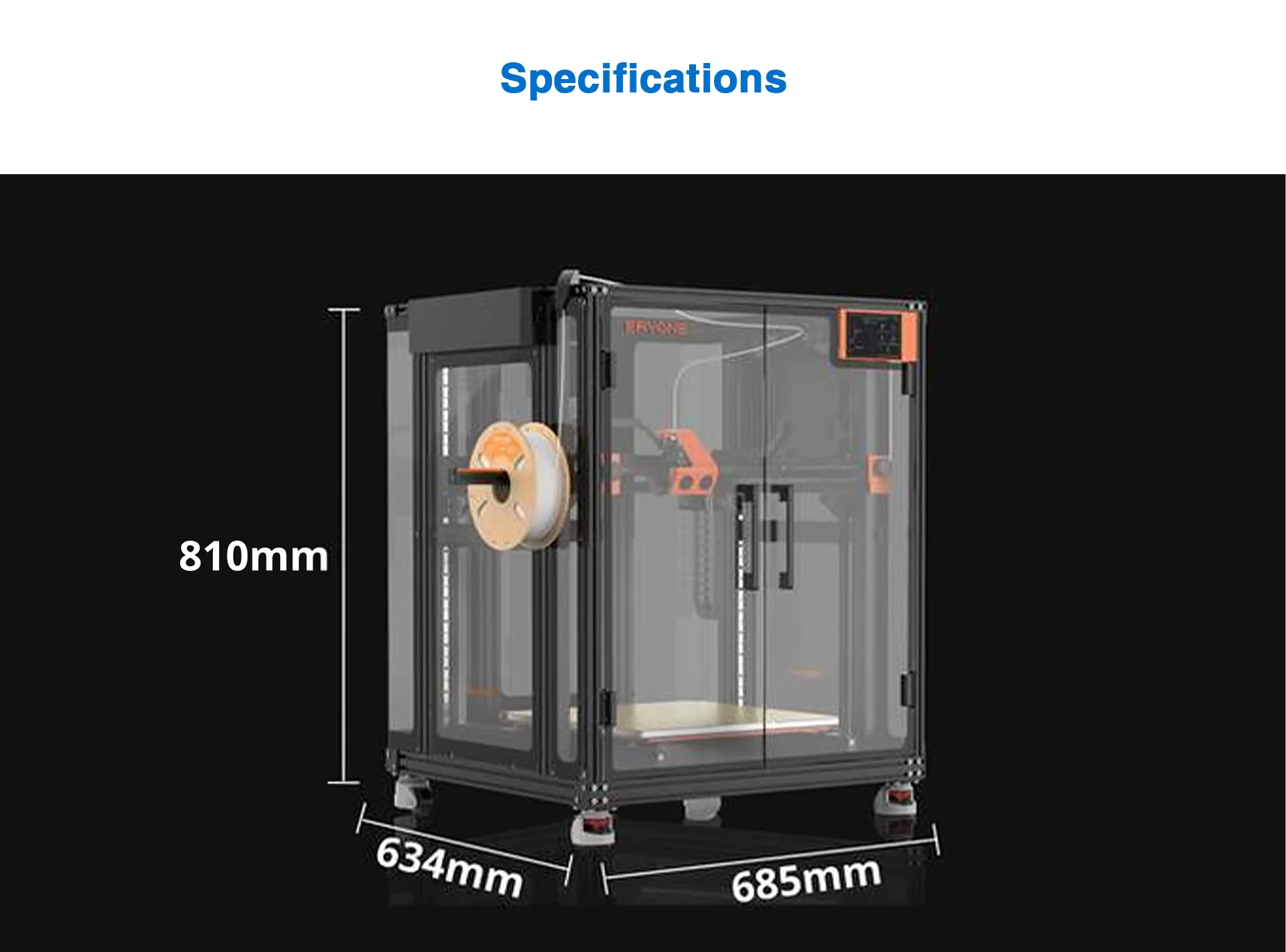 Eryone New 3D Printer Thinker X400 High-Speed 3D Printer Production-Grade Large-Format High-Precision  Thinker X400