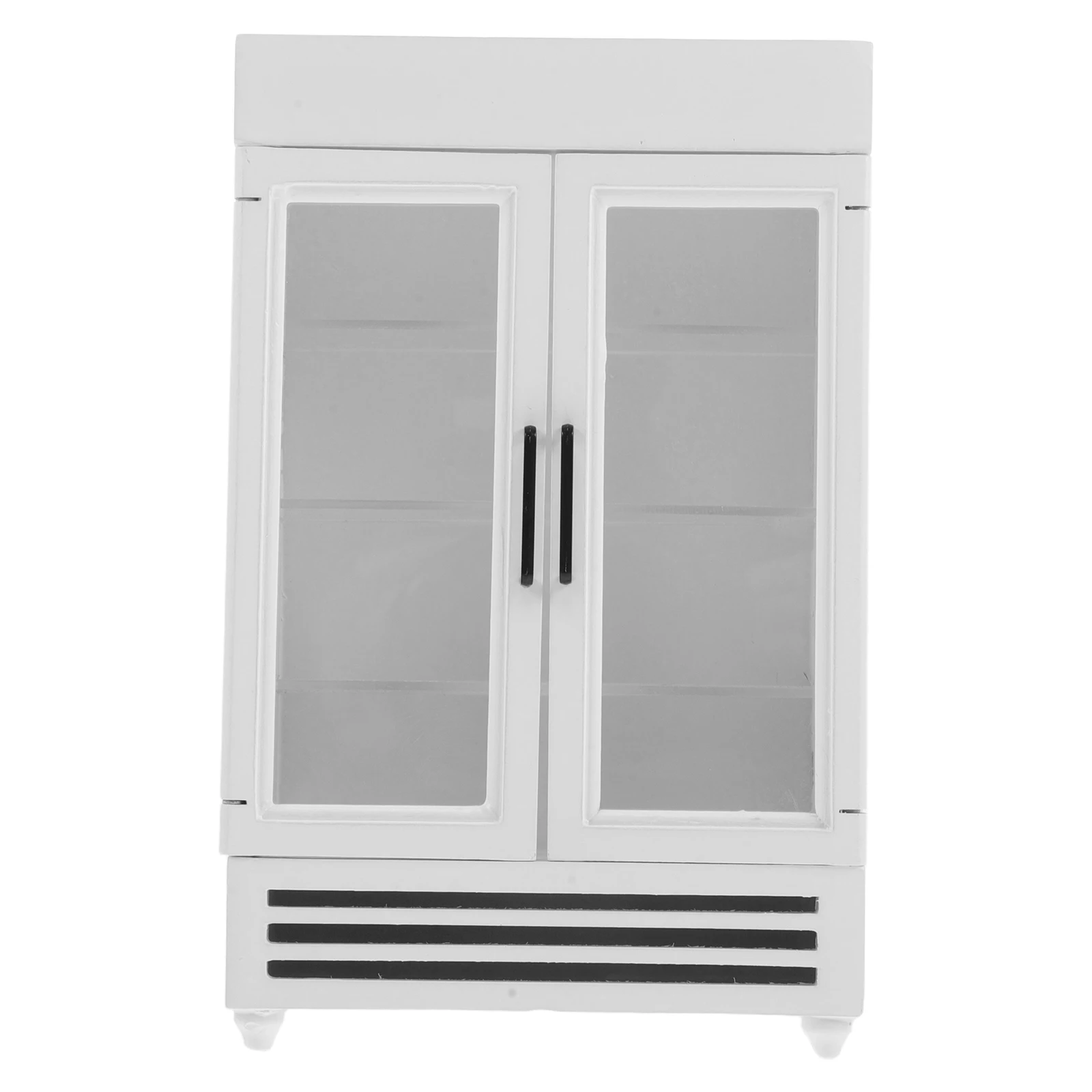 Maison Micro scène réfrigérateur jouets ornements meubles bois maison de poupée réfrigérateur cuisine Miniatures décor