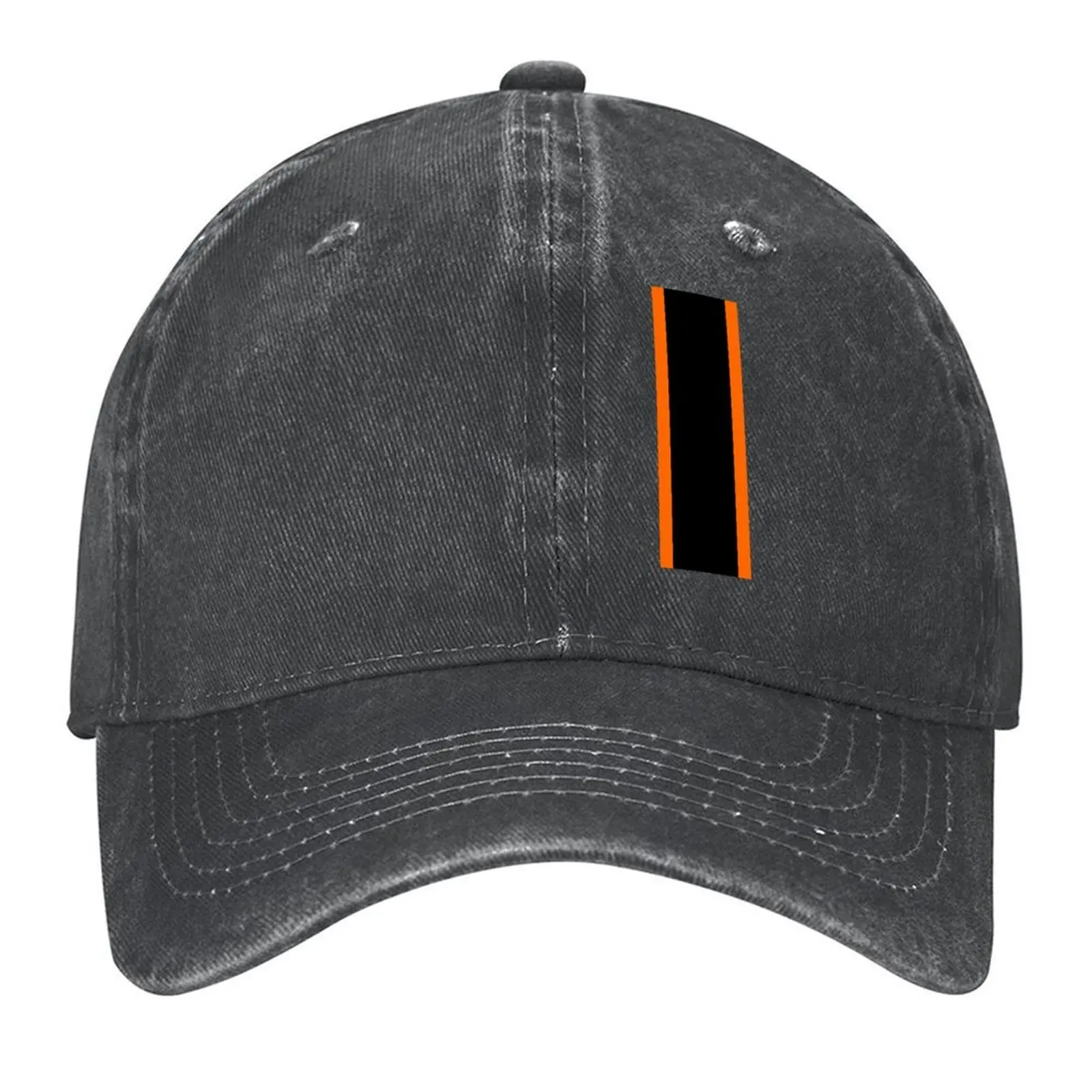 

Luton Town Retro Home 1977 -78 White and Orange White Black Bars Baseball Cap Golf Cap Luxury Hat Women's Beach Men's