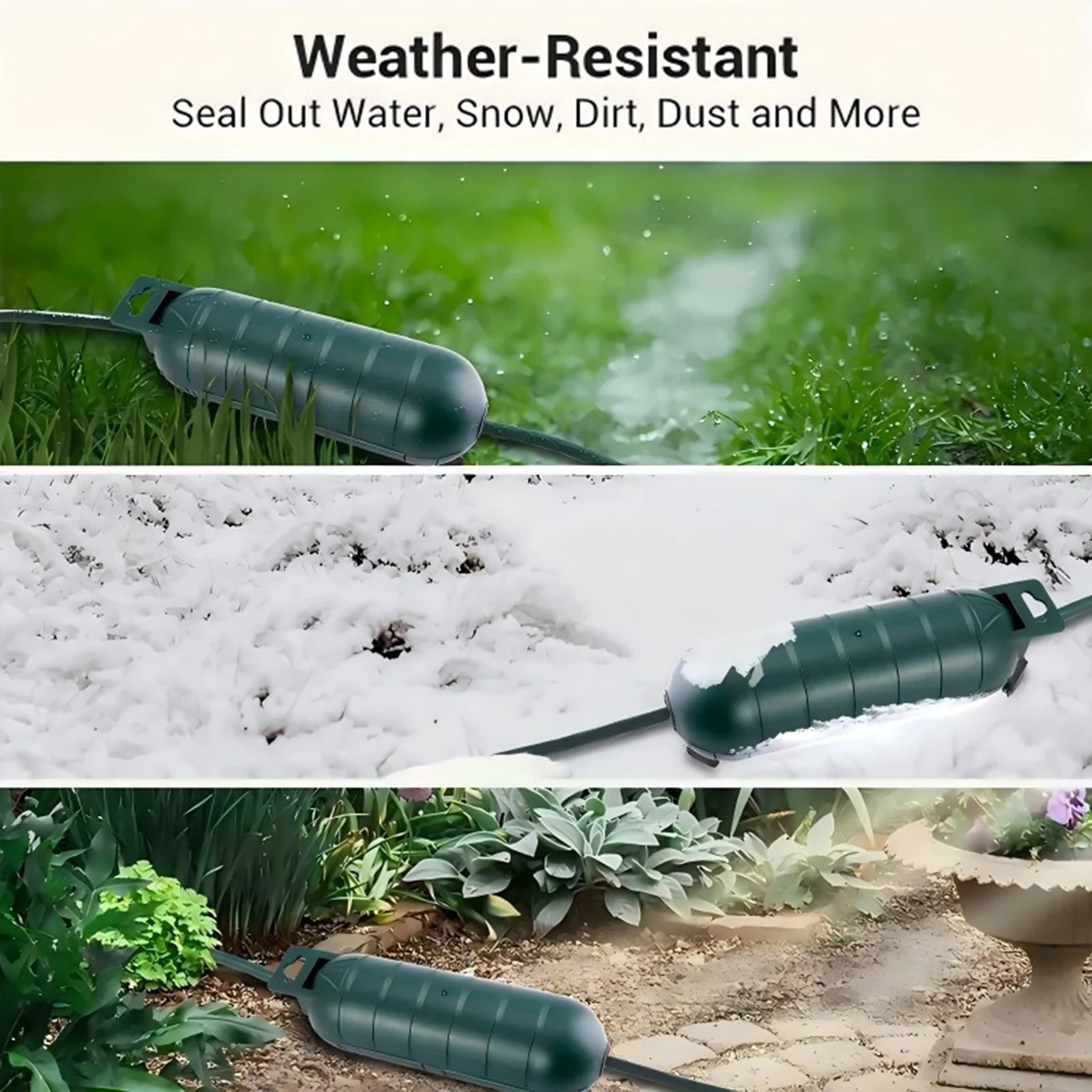 

Outdoor Electrical Connection Box Heavy-Duty and Secure Electrical Extension Lead Cover Suitable for Patio Lawn Power Tools