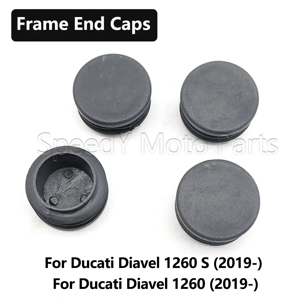 Motorcycle Frame End Caps Cover Plug Frame Hole Plug For Ducati X Diavel S 2016- Diavel 1260S 1260 2019- 1260 S Accessories