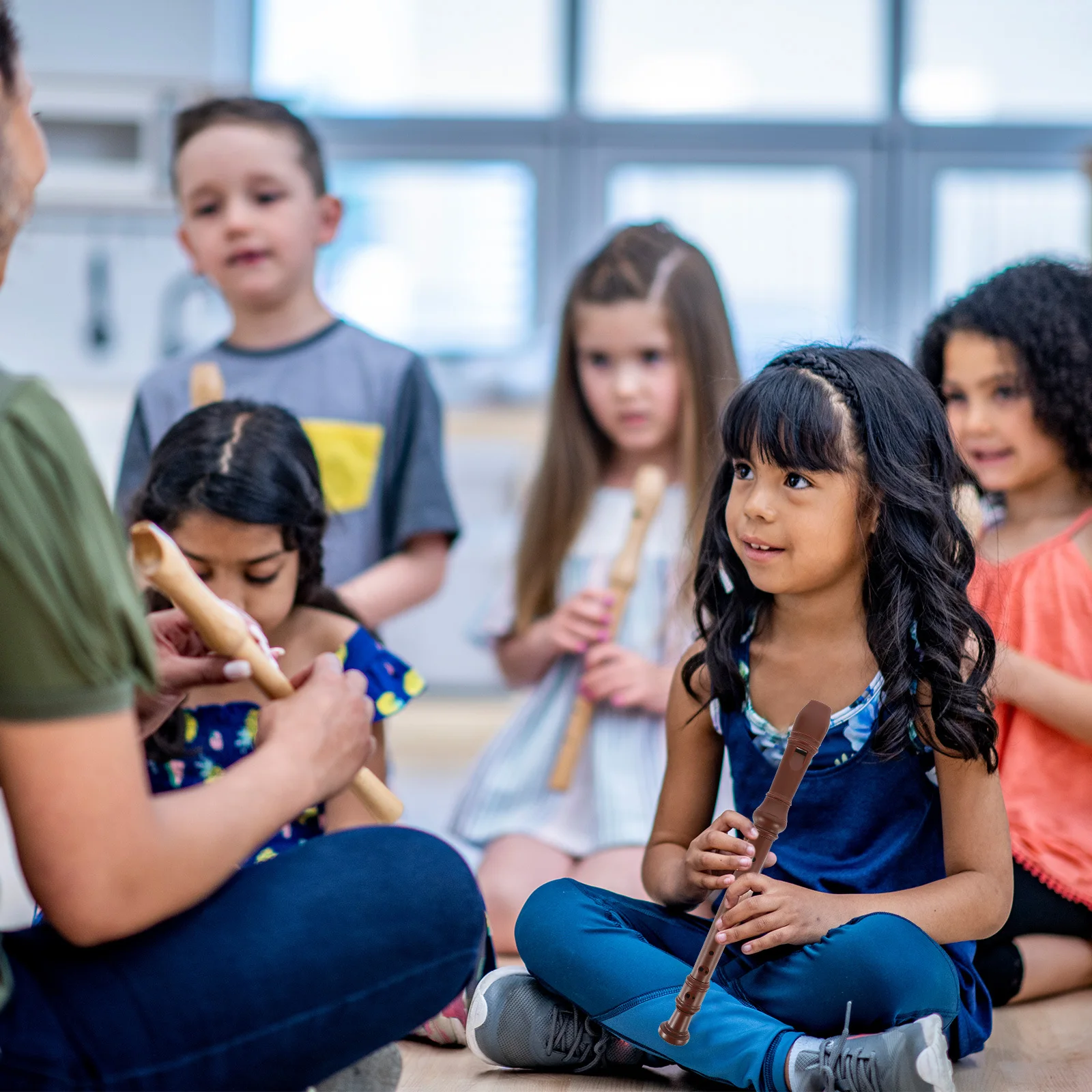 8 ثقوب سوبرانو مسجل الناي المبتدئين ممارسة مسجل أداة الموسيقية التعليم المبكر الناي أداة عزف موسيقى