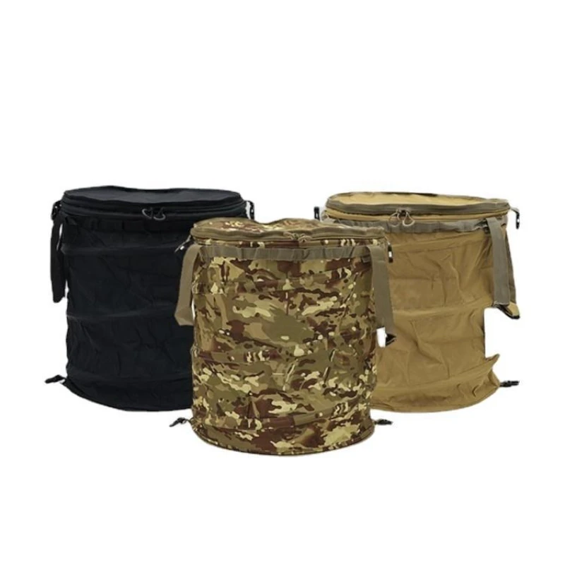 

Outdoor multi-functional trash can foldable large-capacity camping storage bucket clothing storage bucket