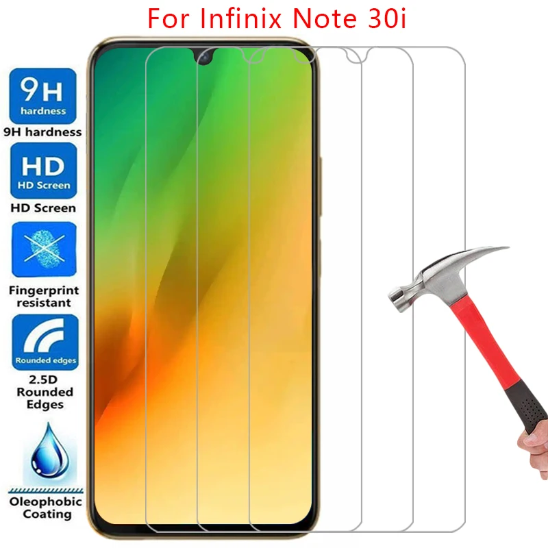 حافظة هاتف لهاتف انفينيكس نوت 30i من الزجاج المقسى على انفينيتي نوت 30i لا 30 i i30 غطاء خلفي 360 ifinix infini infinx infix infnix