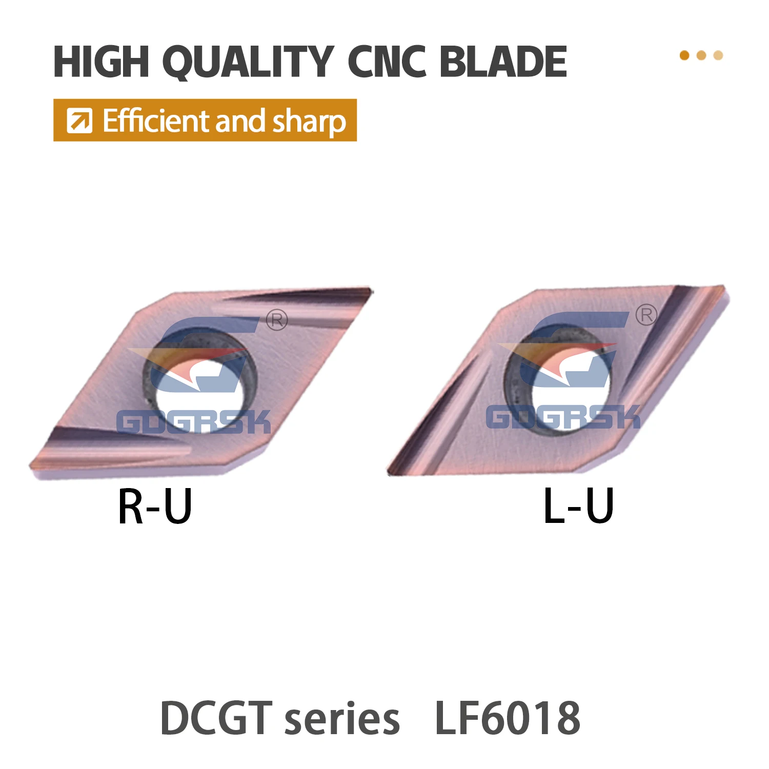 DESKAR 100% Lama da Tornitura Originale DCGT11T302R-F/LF DCGT11T304L-U/R-U DCGT070202R-U/L-U DCGT070202R-F/LF LF6018 Tornio CNC Strumento