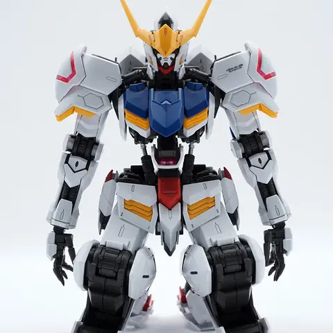 Bandai Original MODELKIT MG 1/100 GUNDAM BARBATOS Modellbyggsats Anime Action Fighter Monteringsmodell Leksakspresent För barn 10 best sales Gundam MG modellbyggsats - №8