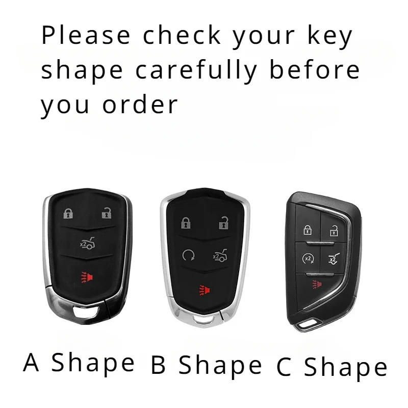 TPU Car Key Case Cover for Cadillac ATS-L XTS 2016 2017 XT5 2017 CTS 2015 CT6 ATS 28T SRX Escalade 2015 Auto Key Fob Accessories