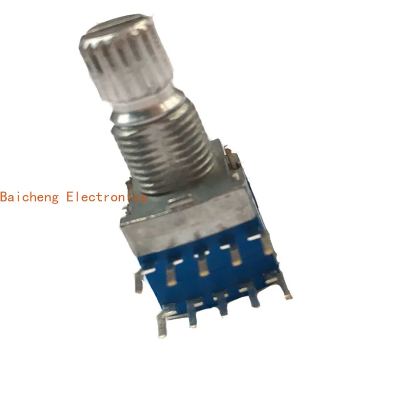 10PCS Small sealed 09 precision rotary switch switching gear band axis length 15MM