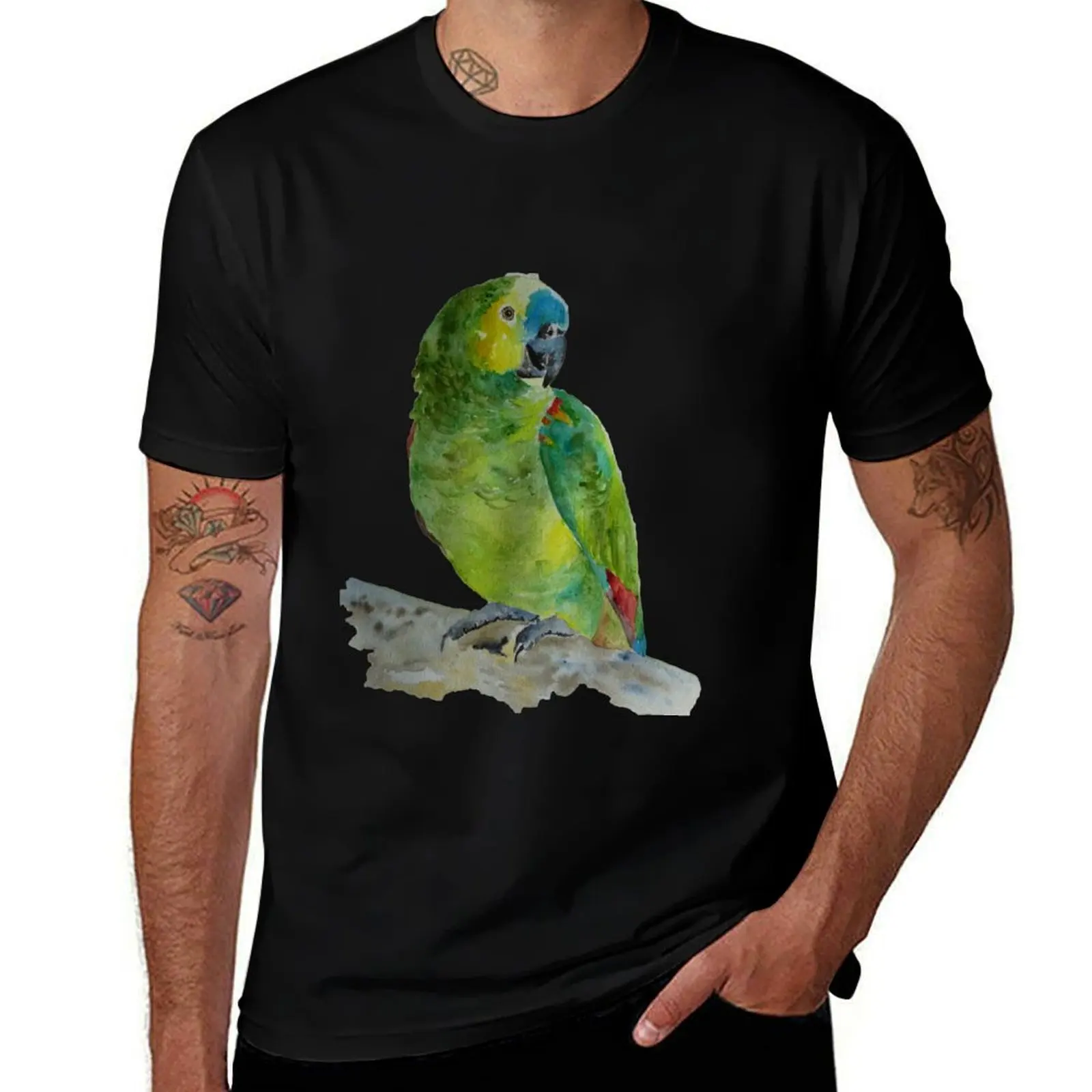 Amazon with blue forehead T-Shirt Lightweight Gym Training T-Shirt