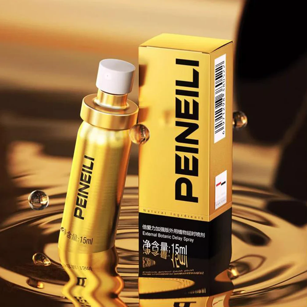 Spray retardateur sexuel masculin, 15ml, Endurance améliorée, Performance longue durée, améliore la dureté, Spray de synchronisation de la Passion pour hommes
