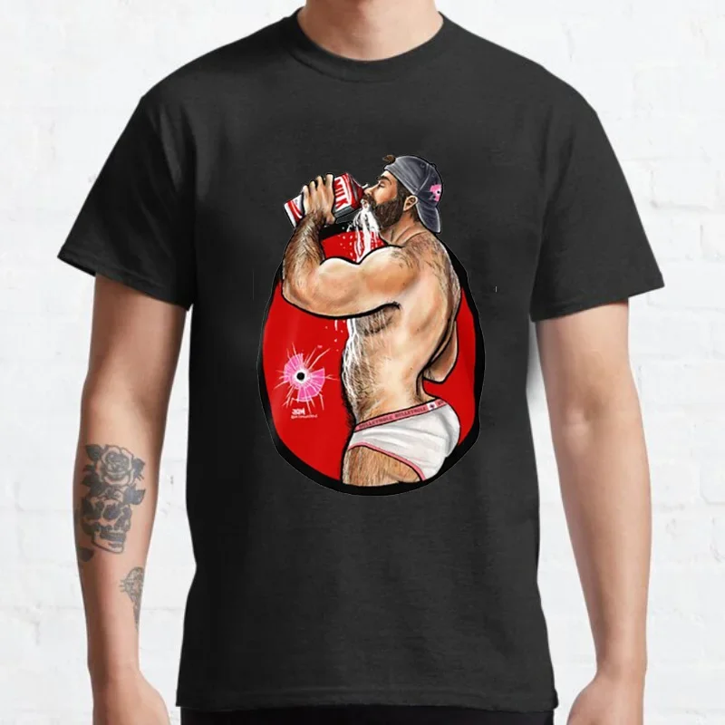 Lustige Bulle thole durstige Milch macht eine Beute gute Grafik T-Shirts Homosexuell Interesse Muskel bär Bubble butt T-Shirt Unisex Streetwear T-Shirt
