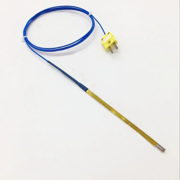 

Sheet Thermocouple K-type Surface Temperature Sensor Hot Press Slit Thermocouple K-type SMD Probe