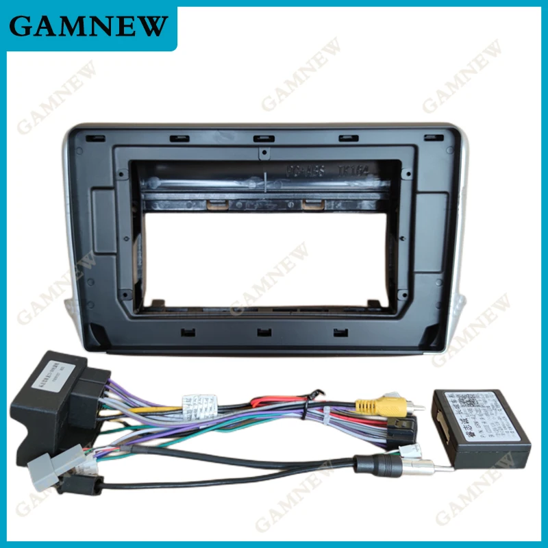 Adaptateur de Fascia de cadre de voiture, kit de panneau de montage de tableau de bord Android, décodeur de boîte Canbus pour KIT 208, 2008,