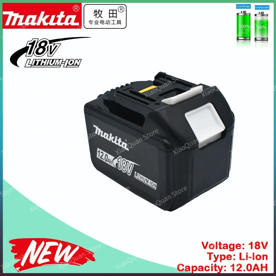 

100% Makita Replacement 18V 12.0Ah Battery For BL1830 BL1830B BL1840 BL1840B BL1850 BL1850B rechargeable battery LED indicateur