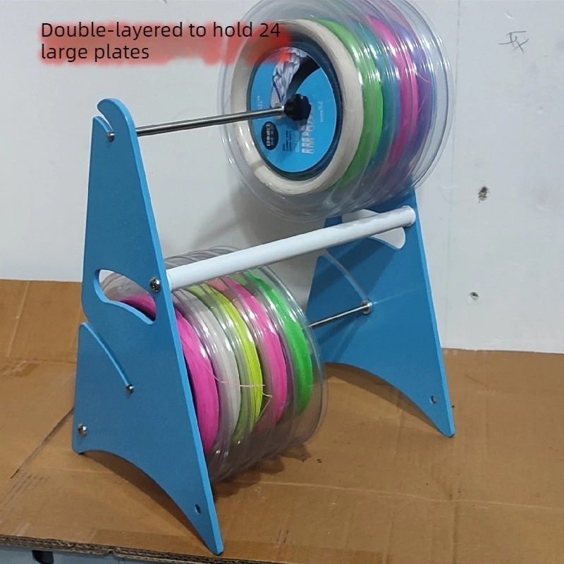 Double Layer Racket Large Plate Line Placement Bracket Large Capacity Fixed Bracket Metal Brackets Professional Rackets Parts