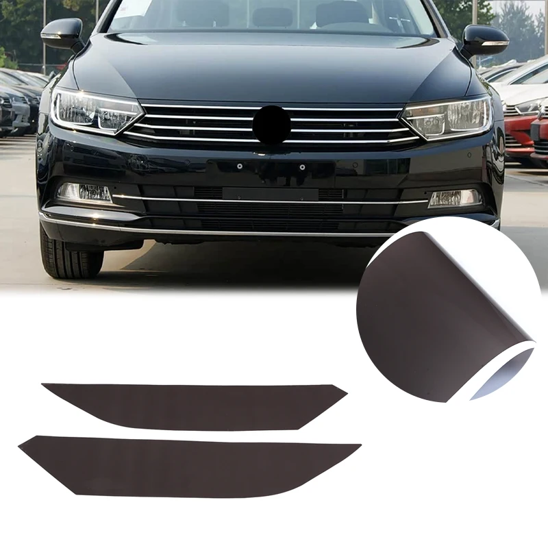 

For Volkswagen Magotan B8 2015-2023 TPU black car headlight film decorative sticker car exterior protection accessories