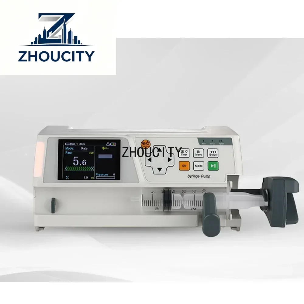 ZHOUCheap Price Medical Equipment Portable Infusion pump Syringe pump Feeding pump