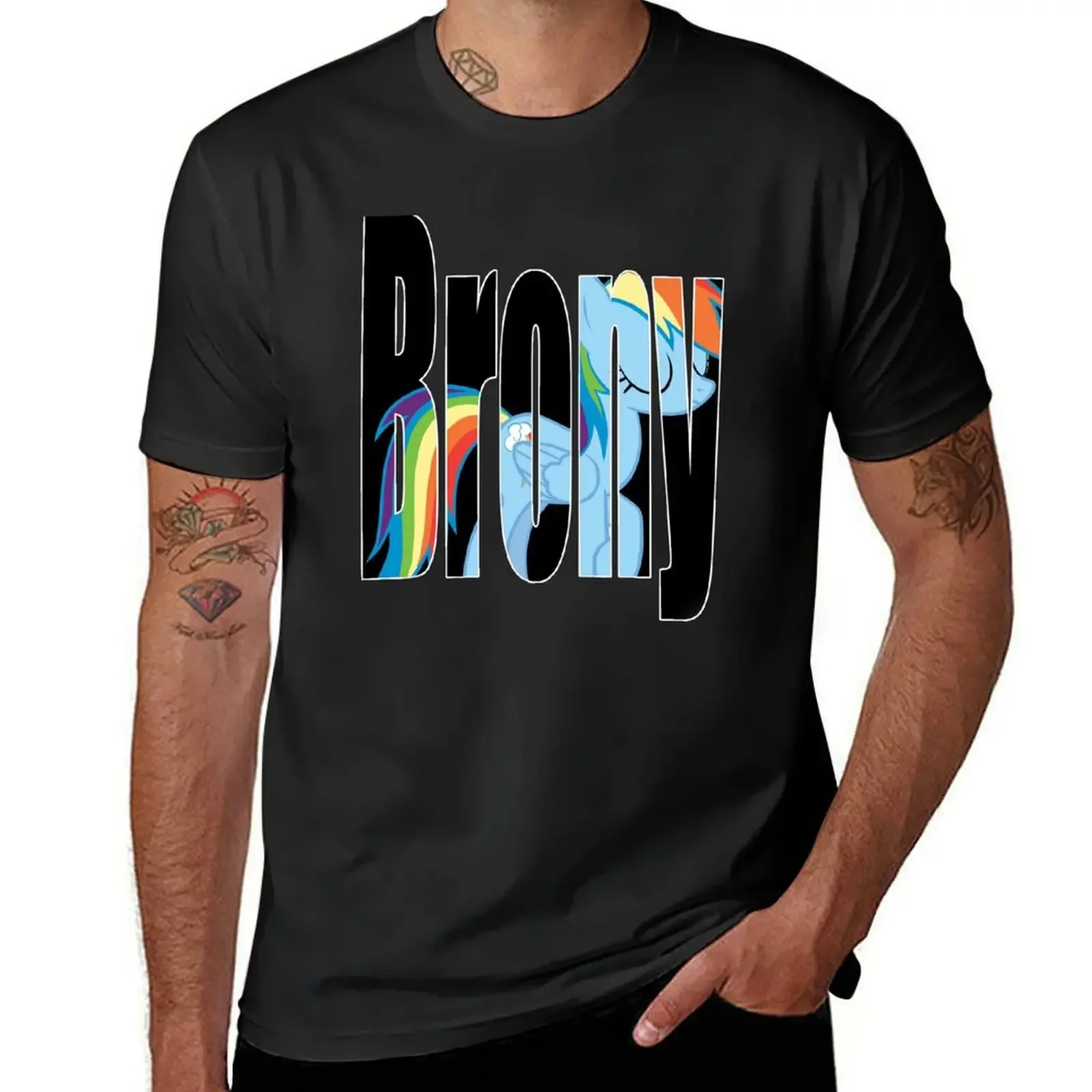 Brony T-Shirt hippie clothes designer shirts anime figures blue archive mens tall t shirts