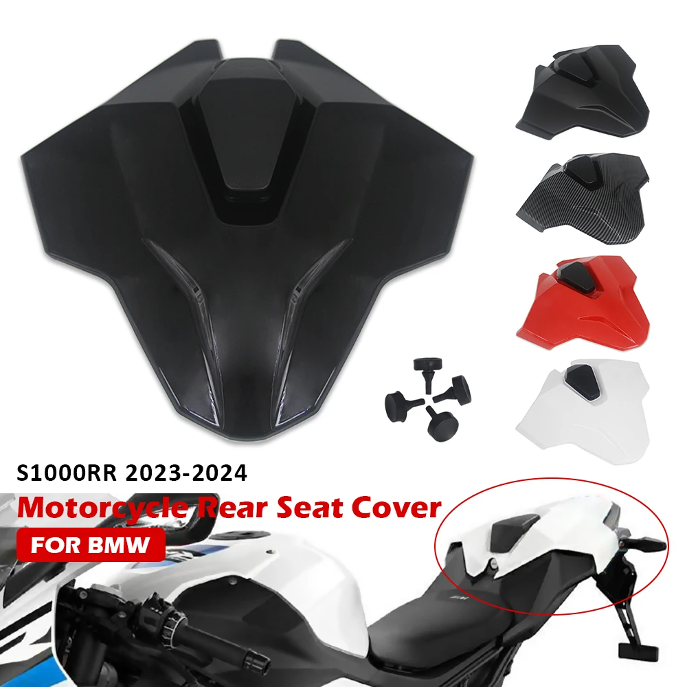 

Carbon Fiber Rear Seat Cover Fit For BMW S1000RR 2023-2024 Motorcycle Accessories ABS Fairing Black White Red