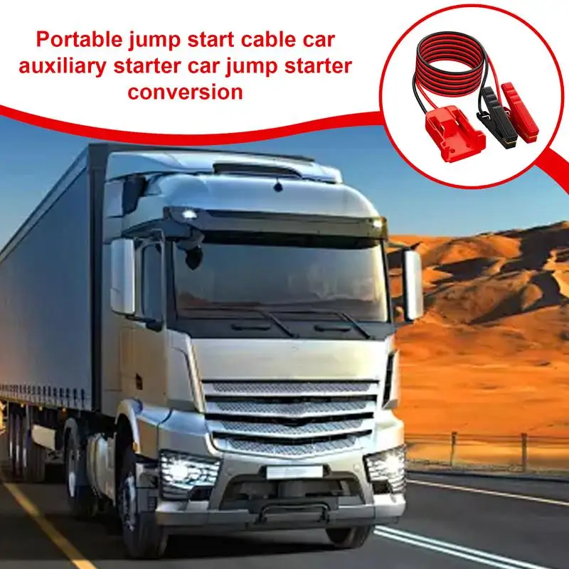 Battery Jumper Cables 6 Ft Truck Battery Booster Cables Quick Connect Car Auxiliary Starter Stable Car Jumper Wire Kit With