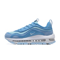 Nike Air Max 97 Futura Men's and Women's Running Shoes, Classic Style, Casual, Minimalist, Versatile Sneakers, Blue/White