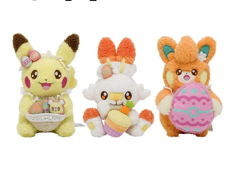 

5pcs/lot Easter Spring Festival Scorbunny Pawmi 20cm Plush Doll decoration Cute Stuffed Toy Gift