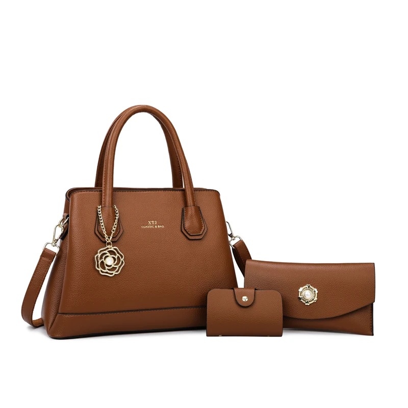 

Женские сумки из искусственной кожи, винтажная сумка на плечо с кисточками, женская роскошная большая вместительная дизайнерская композитная посылка с несколькими карманами