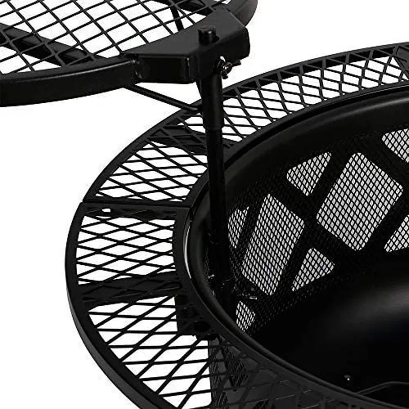 Camping Bonfire Cooking Grill Luxury Outdoor Garden Patio Supplies Furniture Gazebo Metal BBQ Grills Bowl Fire Pit Tables