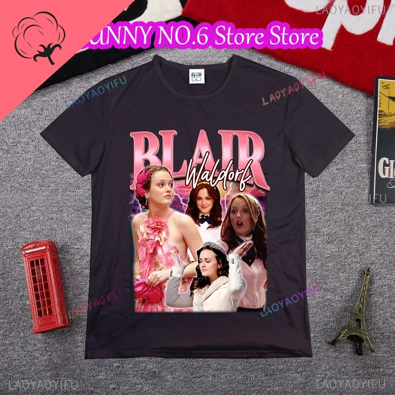 2024 Hot Fashion Retro Blair Waldorf Shirt Tshirt Blair Cornely Waldorf Tshirt  Blair Waldorf Gossip Girl