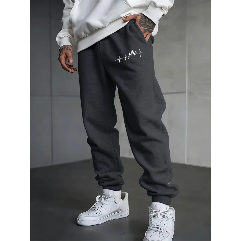 

2025 New York City letter printed sports pants men's casual jogging pants pants winter pocket men's clothing