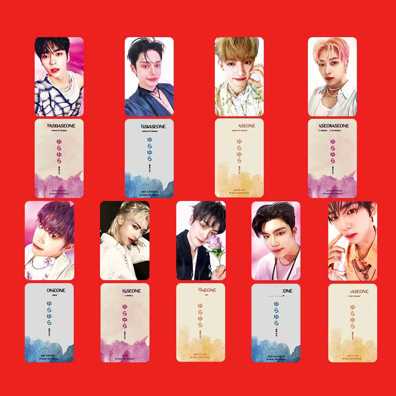 9Pcs/Set KPOP ZEROBASEONE YURA JAPAN 1st Single Photocards List ZB1 Zhanghao Hanbin Gyuvin Selfie Lomo Cards ZEROSE Fans Gifts