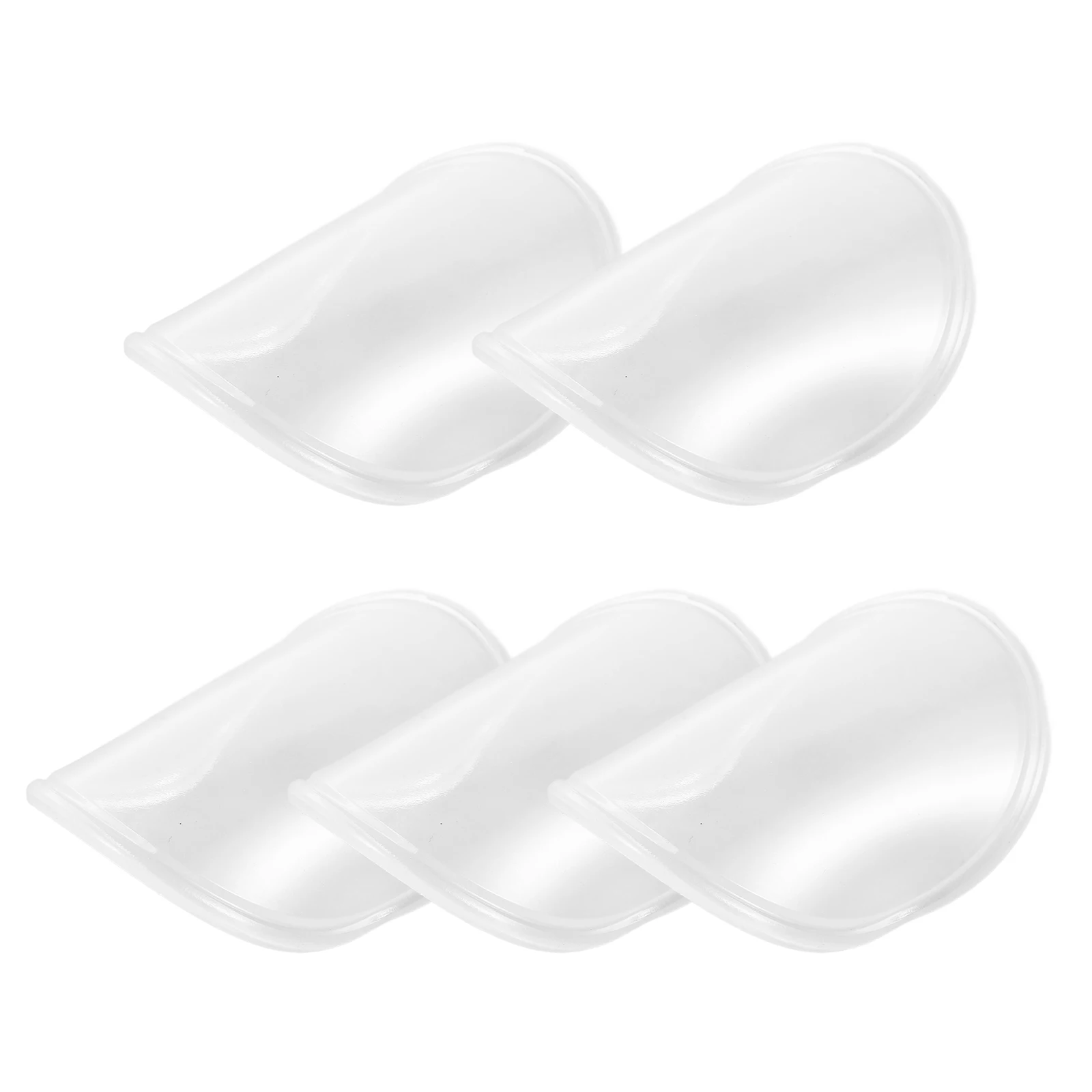 

5pcs Eyelash Grafting Tool Extensions Anti static Transparent Silicone Forehead Pad lash trays silicone lash pads eyelash holder
