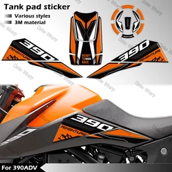 390ADV Fuel Tank Pad Sticker Oil Gas Cap 3D Decal Cover Protector Waterproof For ktm 390 adventure 390 adv