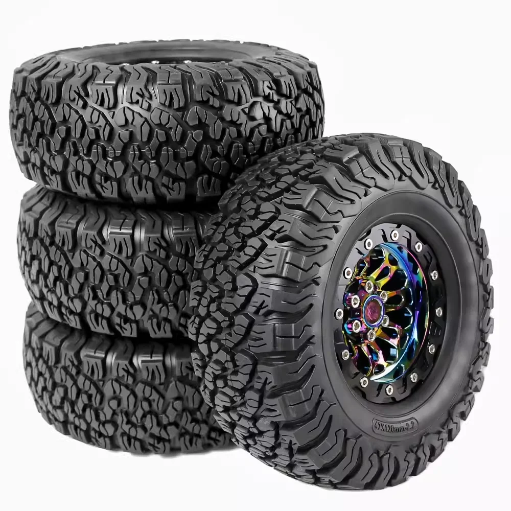 

Aluminum 2.2 INCH Deep Dish Beadlock Wheel Rim for RC Crawler Car 1/10 Axial SCX10 ii 90046 Redcat TRXS TRX4