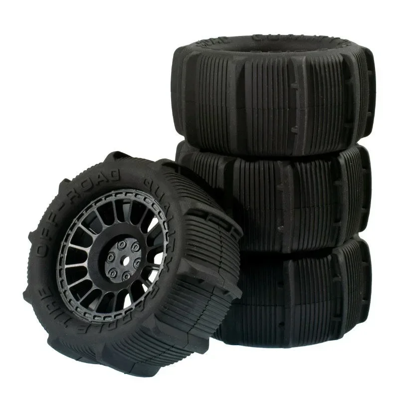 4PCS Off-Road Snow Desert Paddle Wheel Tires For SCY 16101Pro 16102 16103 16104 16106 SG116 MAX Q130,Fit Wltoys MJX RC