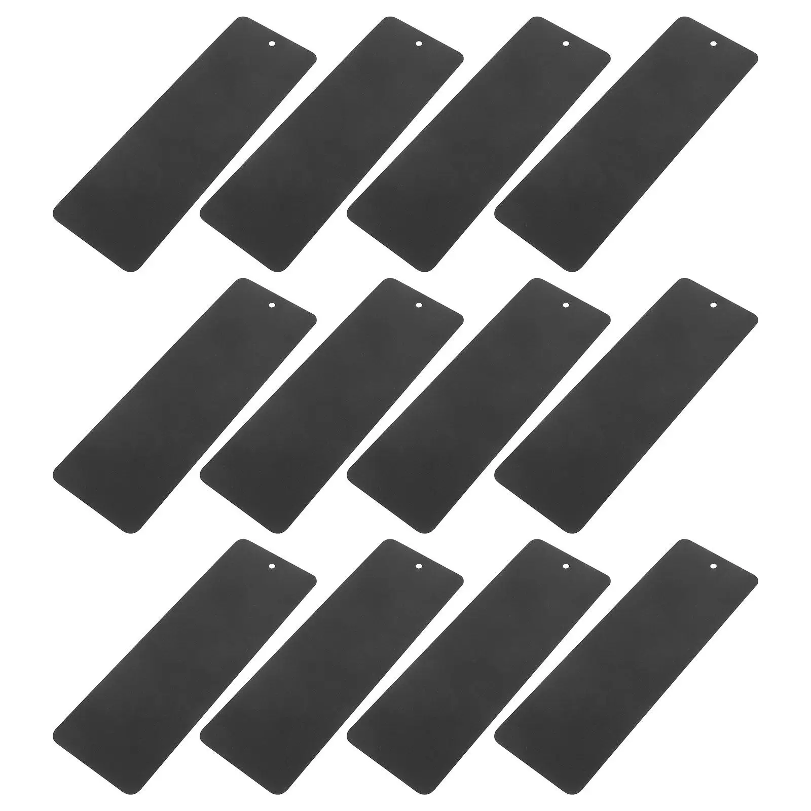 

50Pcs Black Blank Bookmarks DIY Cardstock Tags School Teacher Supplies Book Decor Projects Blank Bookmarks