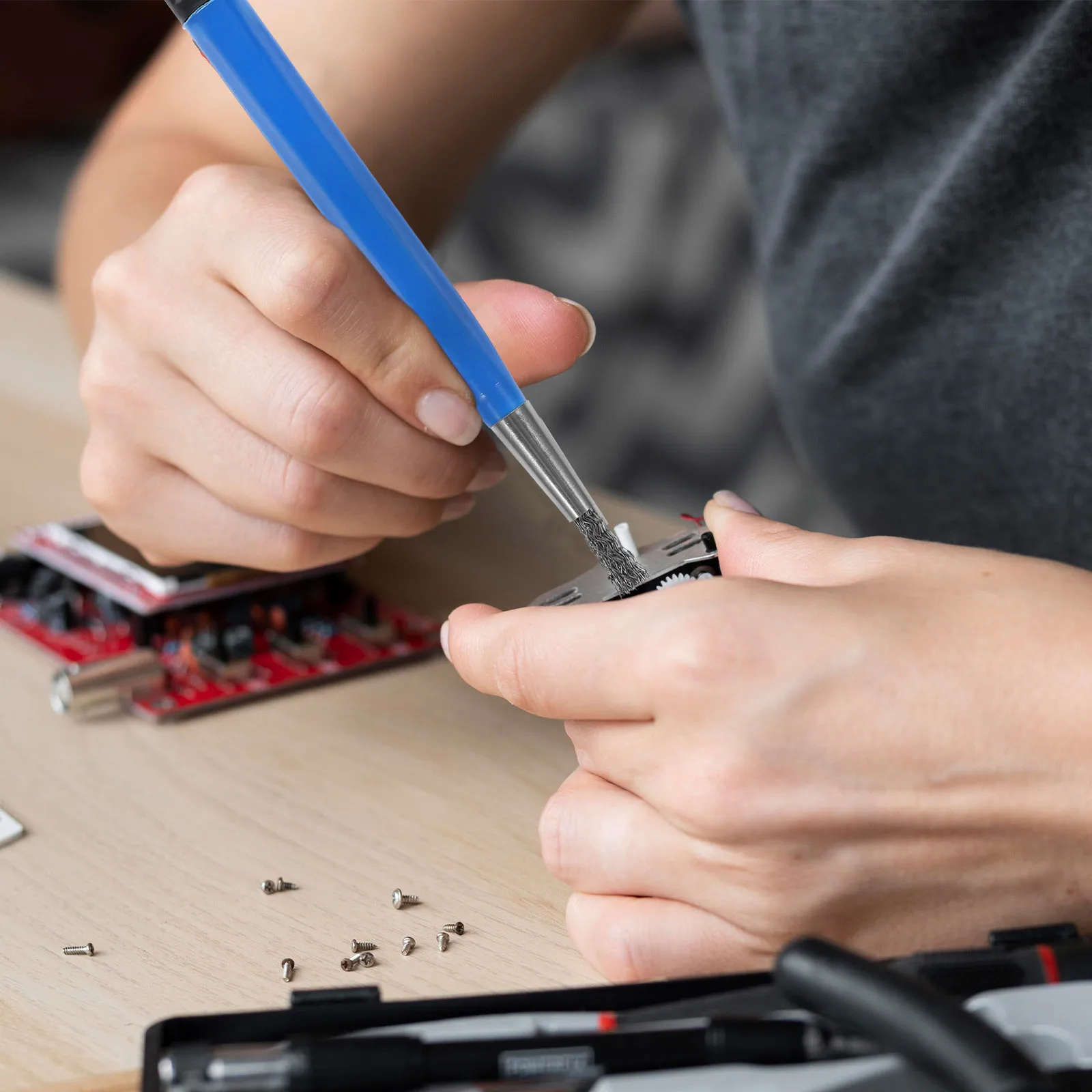 

Diamond Sand Cleaning Pen Watch Jewelry Electronics Scratch Removal Tool Wire Brush For Auto Body Coin Circuit Board